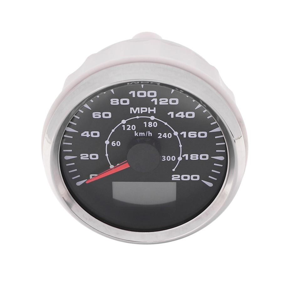 Motorcycle GPS Speedometer Speed Gauge Meter Fit Car Truck Boat Vessel with 8 Co