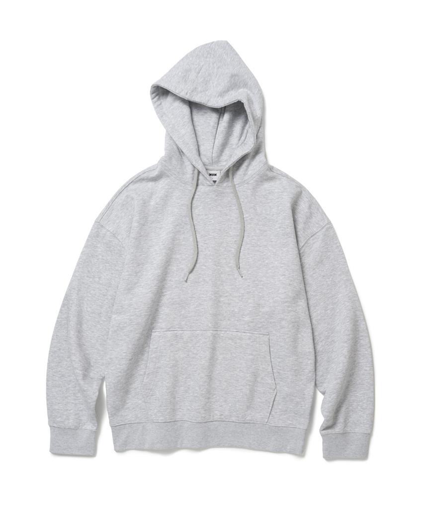 Brushed Oversized Hooded Sweatshirt [M/Grey]