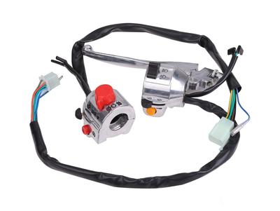 Schaltereinheit und Kupplungshebeleinheit für Honda Hawk und andere klassische und rechte verchromte CB250T, CB400T, CB250N, CB400N, Hawk, II, Bub Motorräder.