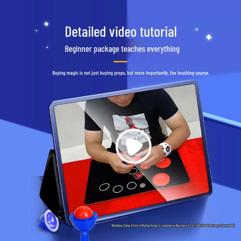 Kids' Magic Set: Rose Flower & Heart Sponge Tricks