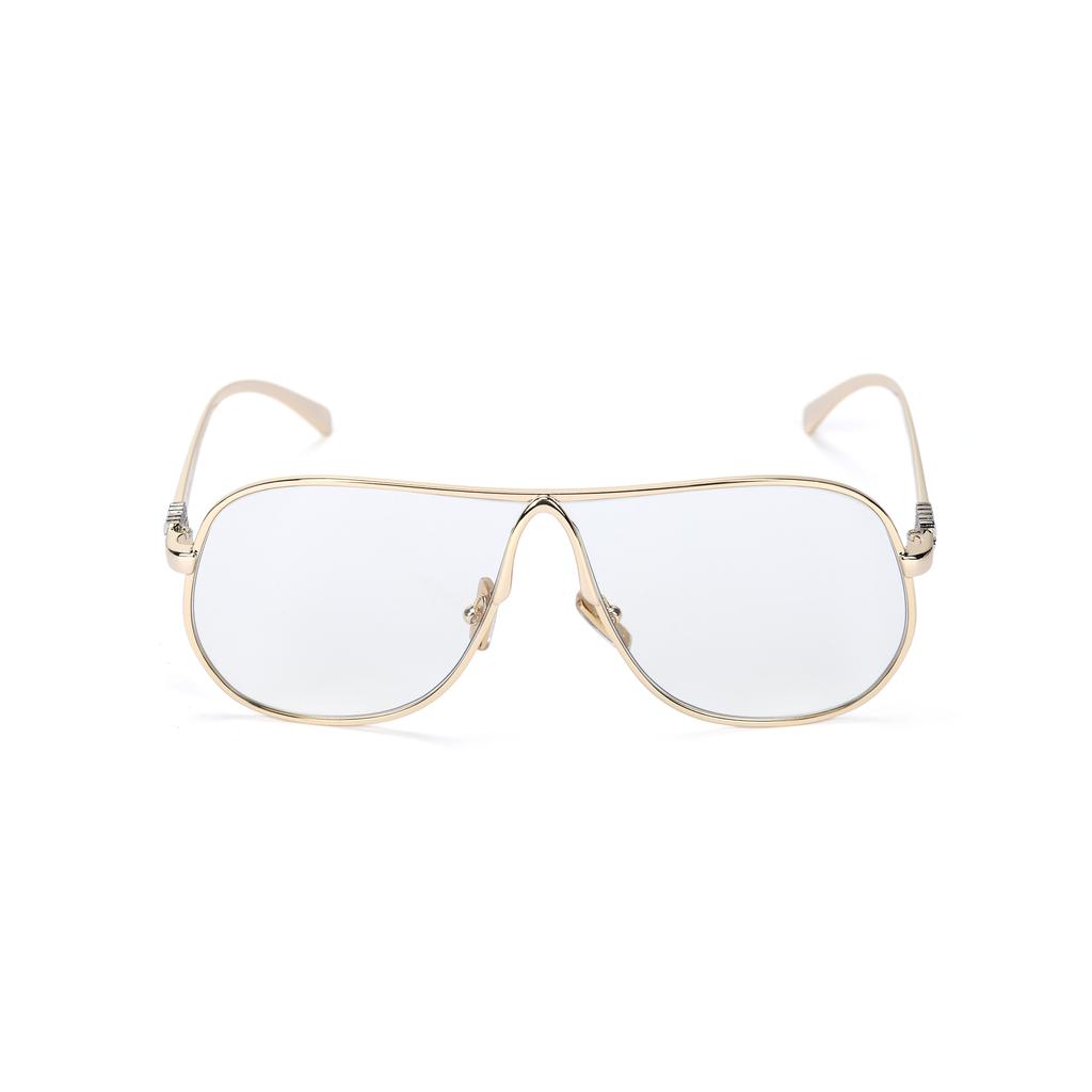 Miu Miu Lightweight Fashion Oval Sunglasses Women sunglasses Gold SMUA56_S5AK_FE08N_C_066
