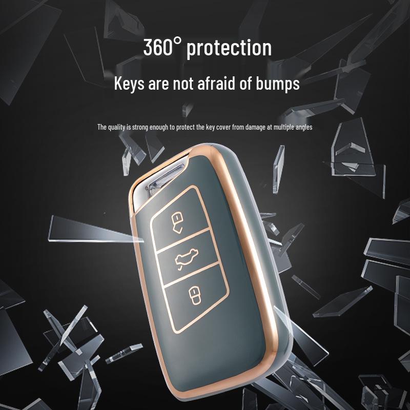 Volkswagen Key Case 21: Magotan B8, CC, Passat Protective Shell