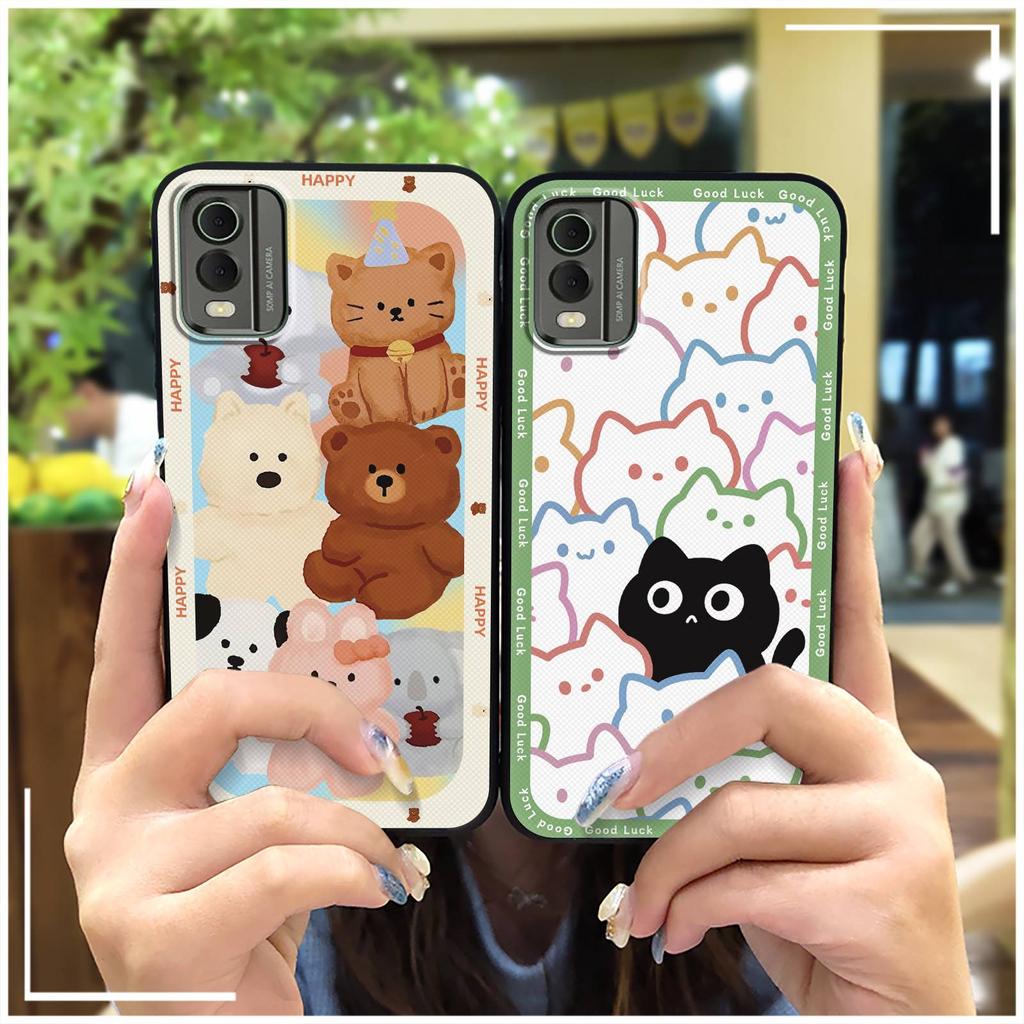 Anti-knock Anti-dust Phone Case For Nokia C32 Back Cover Phone Pouch Durable Graffiti TPU Soft case Dirt-resistant Cute
