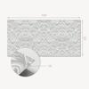 Self-Adhesive Vinyl Panel With Print 100x50 Cm Elegant Relief Pattern