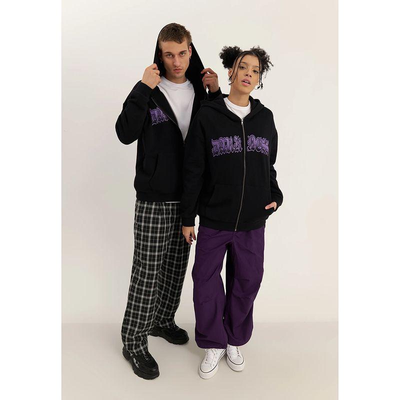 

Foreign Trade Original Order You * R Trun Men s and Women s Same Style Purple Letters Hoodie Hood Zip-up Sports Cardigan 1663 Black M