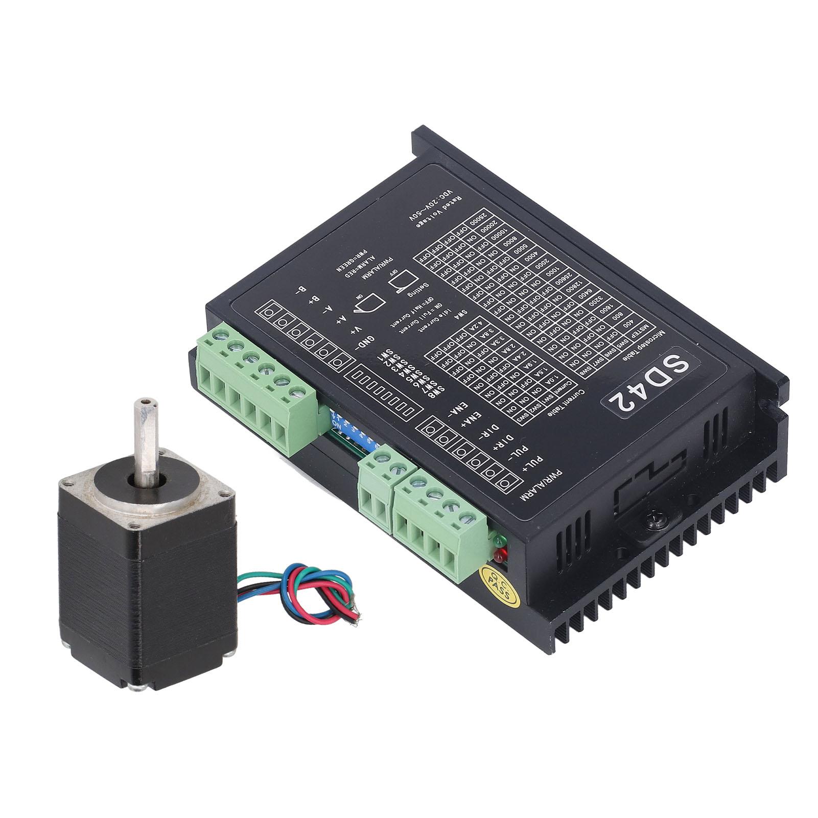 

DC 2.1V 1.5A 2-фазний кроковий двигун мідна котушка DC 20Драйвер 50В для верстатів з ЧПУ