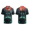 Men's Halloween Printed Short Sleeve Shirt for Party and Daily Wear