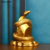 Home decoration accessories Metal snake Feng Shui ornaments mascot Office decorations metal handicrafts Zodiac Snake 1pcs