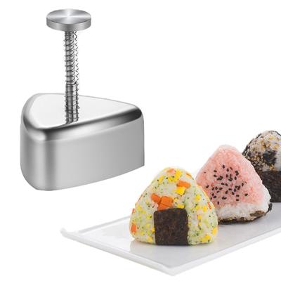 Dreieckiger Reisbällchen-Former Küche Neuheit Küchenzubehör 304 Edelstahl Kinder Algen Sushi Reis Form Artefakt Werkzeuge