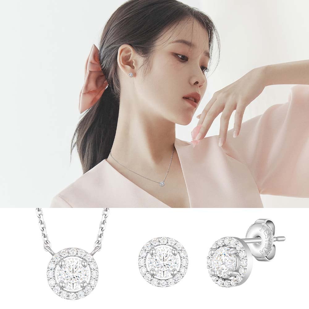 Whitemond Necklace and Earrings Set (Set-J0-0105)