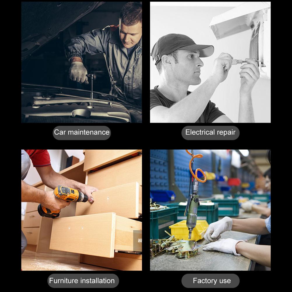 Holder Screw Drill Mode Locking Bit PH2 Phillips 1/4 inch Hex Shank Magnetic Electric Screwdriver Bits for Drywall