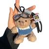 Ins Internet Celebrity Pilot Teddybär Plüsch Anhänger Kreative Puppe Niedliche Bär Puppe Schlüsselbund Tasche Hängendes Geschenk