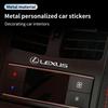 AABGD1 3D Metal Car Emblem Letter Decorative Stickers Badge Decal For Lexus F SPORT ES ES300 GS IS GS200 LS LX570 RX300 IS250 LX NX UX