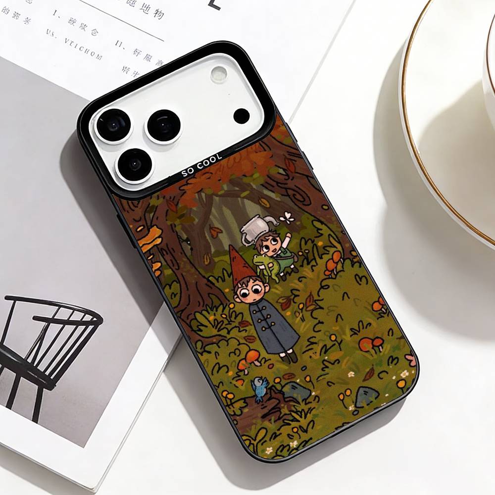 O-Over the G-Garden W-Wall Dark Fairy Tale Phone Case For iPhone17,16,15,14,13,12,Pro Max Black Colorful Phone case