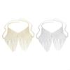 Fashion Tassel Bra Chain for Crop Top Luxury Mesh Body Chain Jewelry Crystal Lingerie  Women