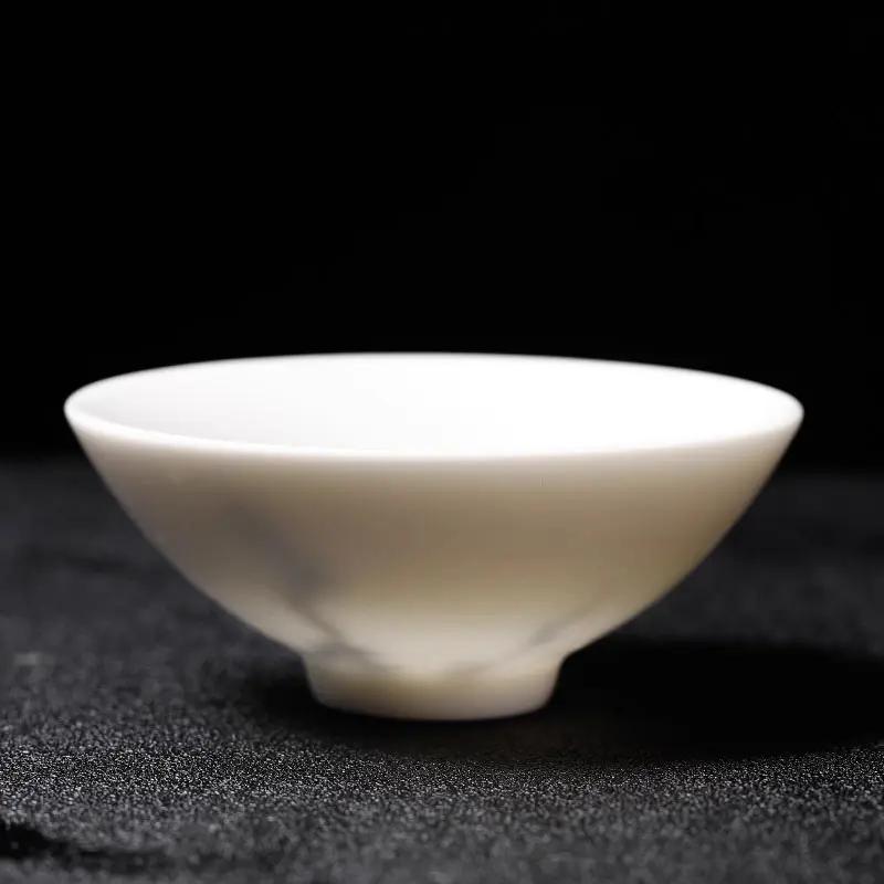 Taza de té de cerámica Kung fu Tazón de té Japonés Mágico Sakura Vasos Cambian de color con la temperatura flor display Taza de sake Tazón de té