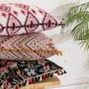 American Retro Pillow Cover Moroccan Flower Ball Living Room Sofa Pillow Geometric Pillow Cushion Pillow Cover