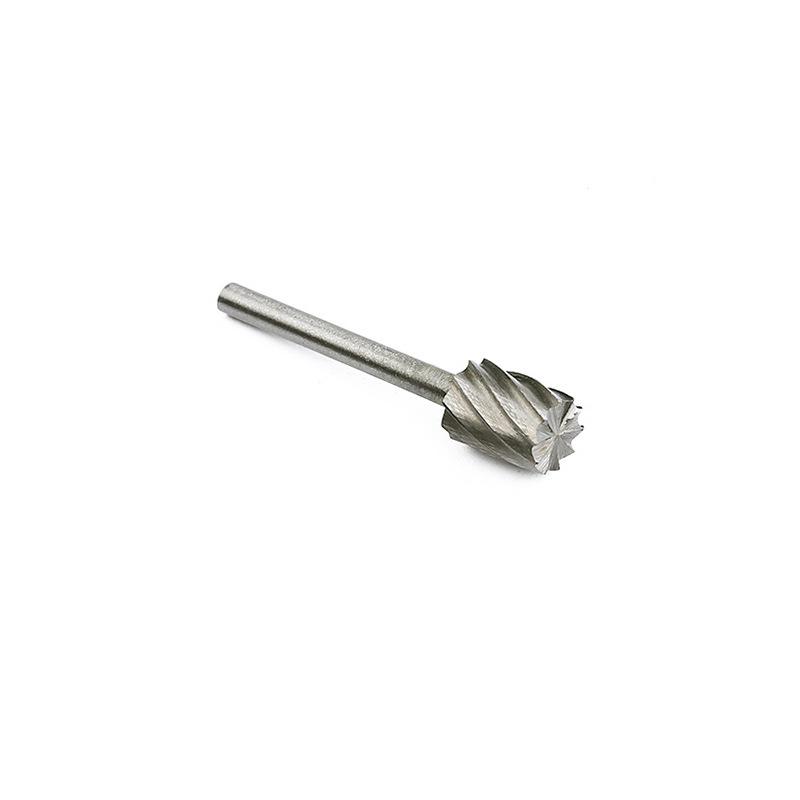 6Pcs/set Set of Rotary File Wood Handmade DIY Root Engraving Grinding Head Electric Grinding Engraving Milling Cutter