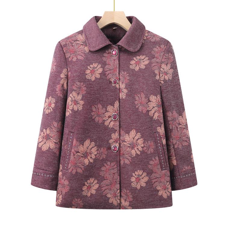 Jachetă Sezonul de Primăvară Îmbrăcăminte Femei de Vârstă Mijlocie Vârstnice Ținută Mamă Serviciu Femei