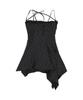 Ordinary Holiday Flare Sleeveless Mini Dress [Black]