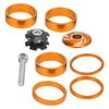 6Pcs Bike Headset Spacer Aluminium Alloy   Handlebar Stem Spacers for Mountain Bike