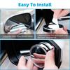 2x Car Blind Spot Mirrors Adjustable Round HD Glass Convex Side Rear View Mirror
