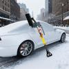 Extendable Pole Car Snow Brush Detachable Snow Removal Tool Retractable Design Ice Scraper  Trucks