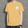 Adidas Neo Smiley Print Sport Crew Neck Retro American Dopamine T-Shirt Men Tops Orange-Yellow GP5789