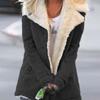 Plush Womens Warm Jacket Coats Ladies Outwear Casual Winter Overcoat Parka Jacket