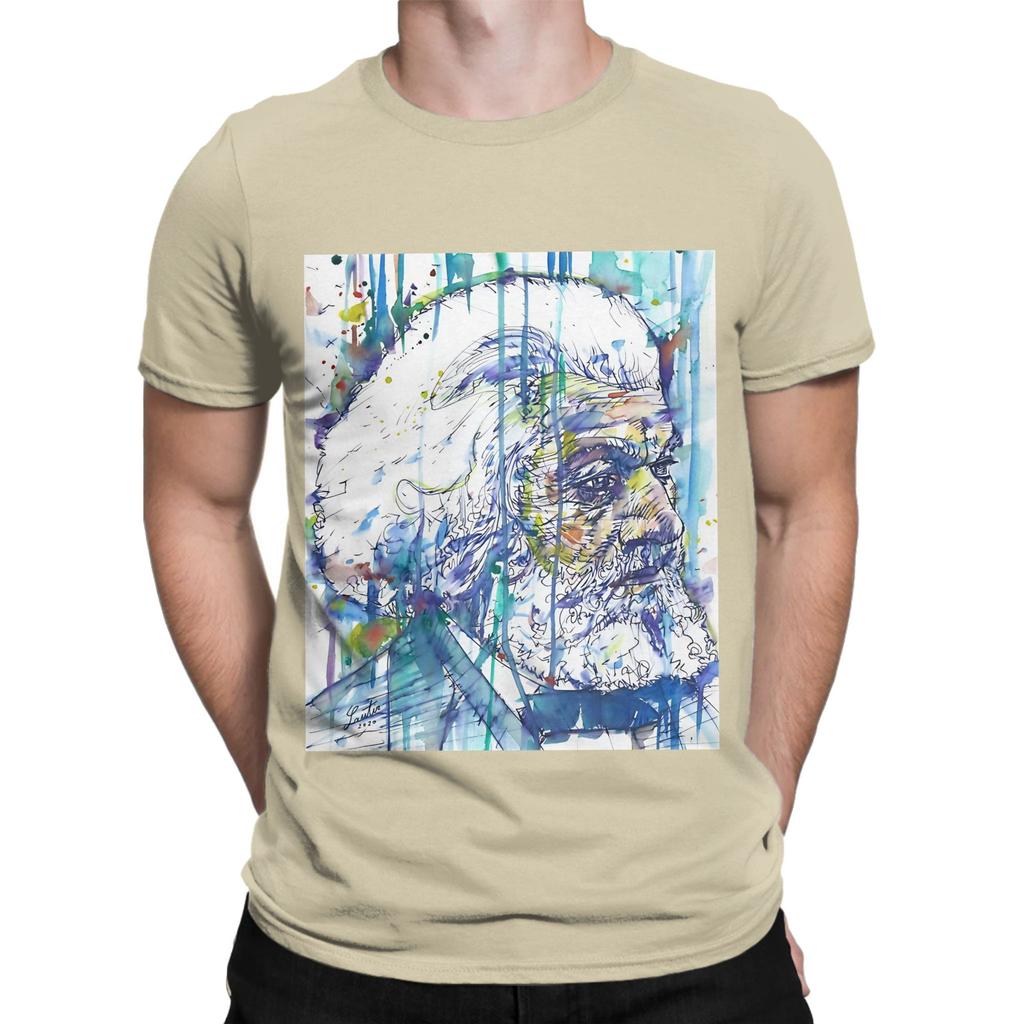 FREDERICK DOUGLASS Watercolor and Ink Portrait Novelty 100 Cotton TShirt Frederick Douglass Tees Tops For Unisex