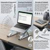 All Metal Adjustable Tablet Stand Universal Portable Desk Holder Flexible Mount Bracket for Notebook iPad All Tablets