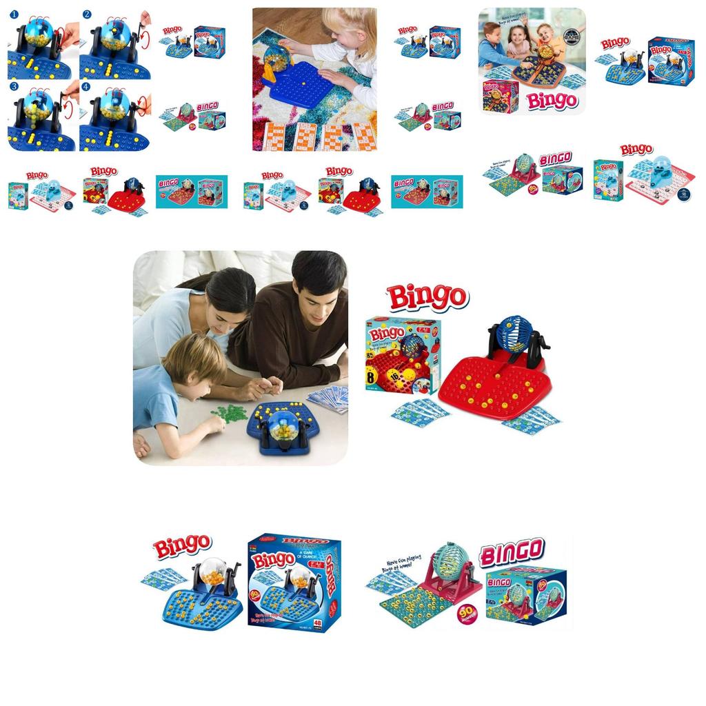Classic Bingo Game Machine For Engaging Family Fun Interactive Board Game Toy