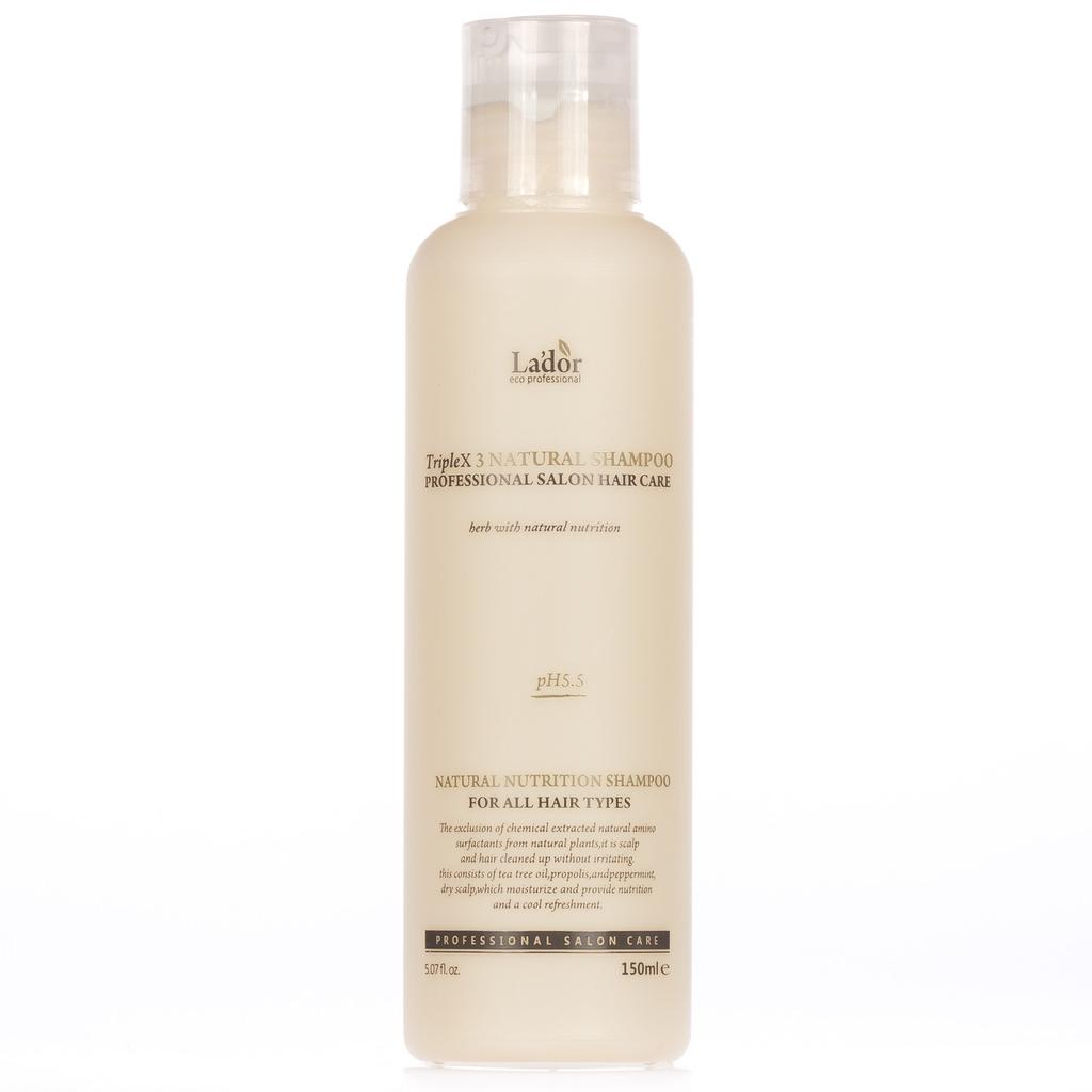 Sulfate-free Organic Shampoo with Essential Oils Triplex Natural Shampoo Lador 150 Ml