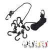 Portable Travel Clothesline Adjustable 16.4ft Length Clothes Drying Rope Windproof 5m Clothesline Wi