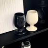 Korean Ins Style Original Solid Color Ceramic Wine Glass Home Wine Glass Especially Good-looking Tall Glass