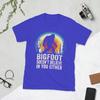 Novelty Bigfoot Doesnt Believe In You Either TShirt Unisex Cotton T Shirt Sasquatch Short Sleeve Tee Shirt Birthday Gift Tops
