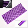 10 Pcs Car Air Conditioner Vent Trim Strips Chrome Plated Interior Moulding Accessories