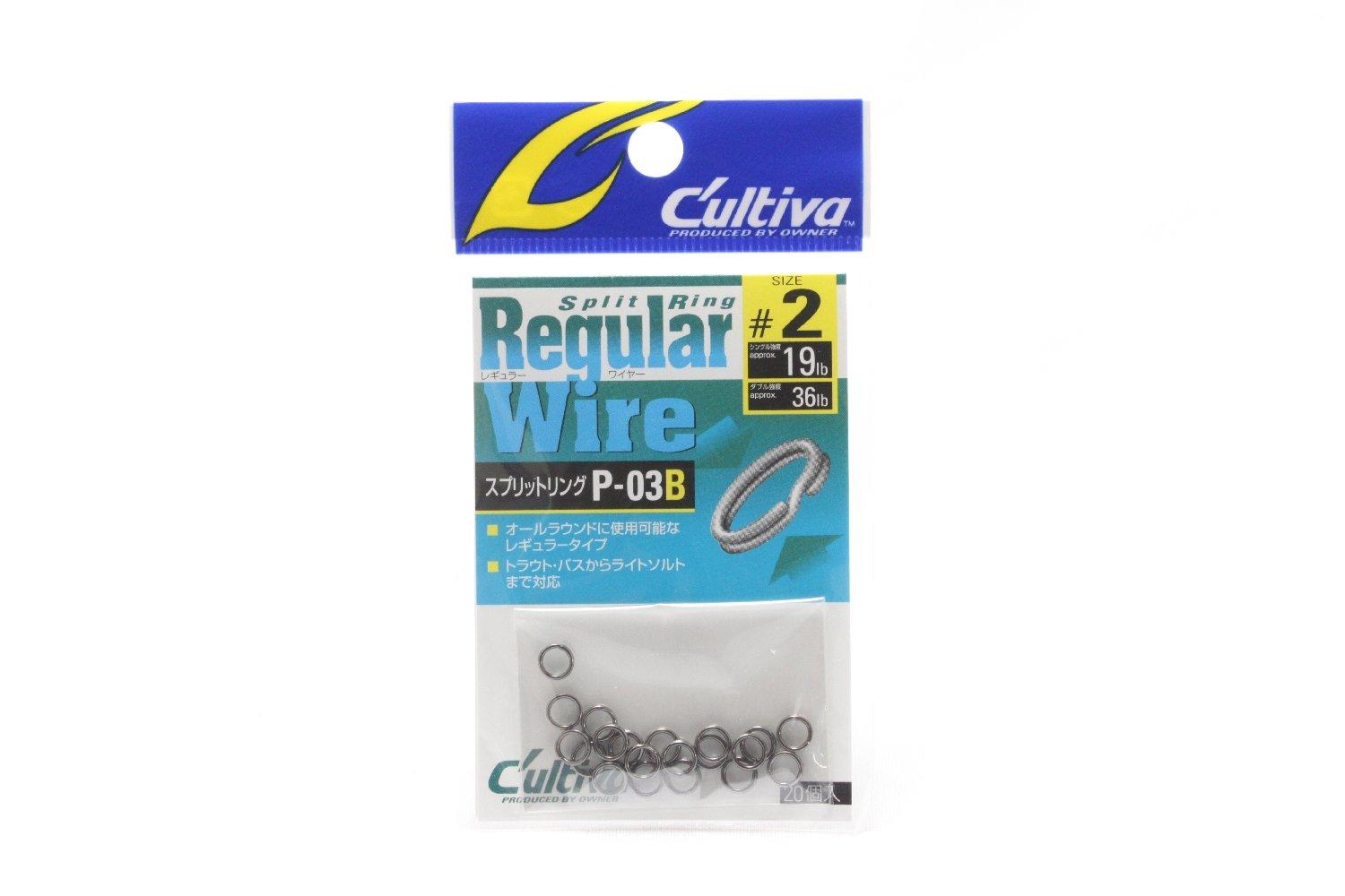 OWNER 72803P03B Split Ring Regular Wire B2 #2