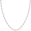 Gin No Sterling Silver 925 Oval Ball Length Chain Chain Only [Shinjuku Kura] Chain, Approx. 2.0mm Width, 40-60cm (60cm), Necklace, Men's & Women's,