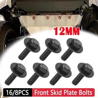 16/8 STK 12mm Obere Vordere Unterfahrschutzschrauben mit Dichtung Obere Obere Schraubendichtungssets für Toyota 4Runner Tacoma 1995-2023 Tacoma 95-23