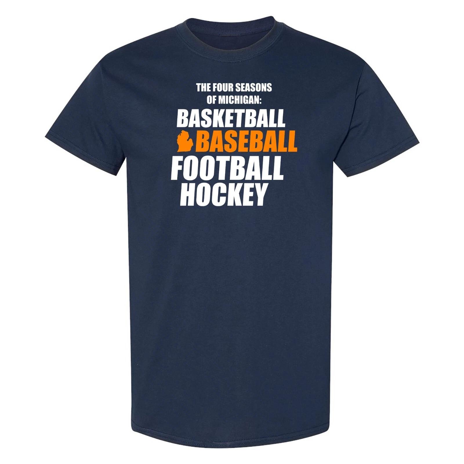 Four Seasons of Michigan T-Shirt XL