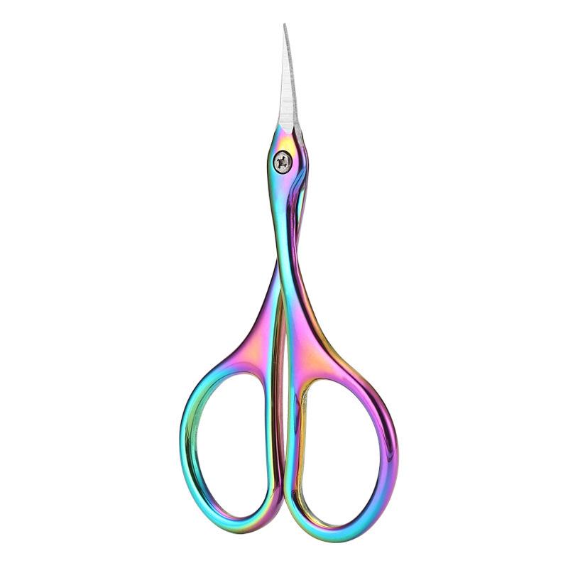 Ukrainian-Russian Swan Shaped Frosted Dead Skin Nippers - Front-End Manicure Cuticle Scissors