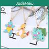 Anhänger Halsketten Pok Für émon Damen Herren Cartoon Anime Pikachu Glumanda Bisasam Mode Design Koreanischer Bester Freund Schmuck