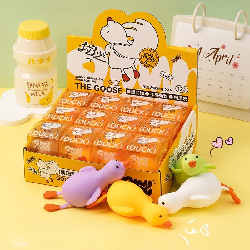 Squishy Antistress Duck Squeeze Toy Soft Cute Animals Vent Toys for Adults Decompression Stretch Toy Christmas Gift