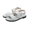 MUJI Women's Leather Sandals EKB16A4S Off-White, Size XS