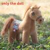 Animal Plush Realistic Pony Toy With Pp Cotton Suitable For Kids Holiday Gifts