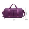 Large Capacity Duffle Travel Handbag Waterproof Dry Wet Separation Gym Sports Bag with Shoe Compartment Durable