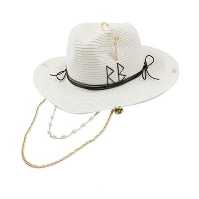 Women's Sun Hat Straw Hat  New Style Paired with Bikini Jazz Hip Hop Summer Hat Punk Fashion Style Beach Hat Church Hat
