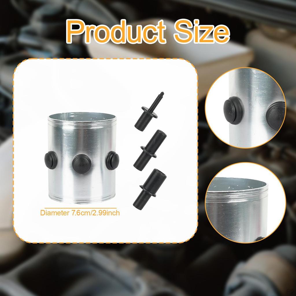 Car Engine Air Intake Pipe for Egr Vacuum Hose Aluminum Tube