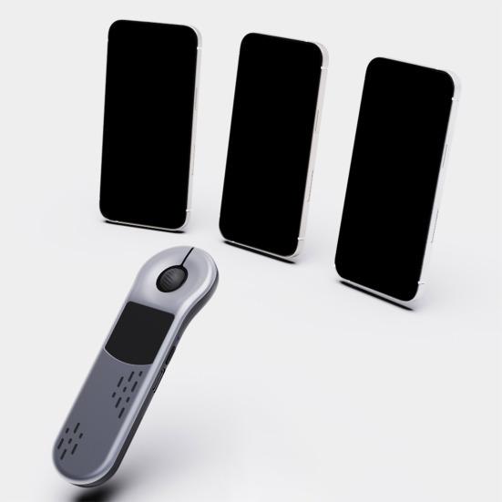 Bluetooth-compatible Remote Control with Rolling Wheel Touchpad Wireless Mouse Universal Phones Tablets PC PPT Page Turner Remote